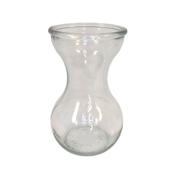 Vintage Vase Thick Glass bulb round - Picture 3 of 9
